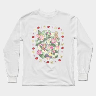 Future.me with Lantana Flowers Long Sleeve T-Shirt